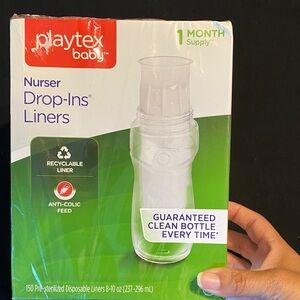 NEW! 150ct Playtex Baby Nurser Drop-Ins Liners